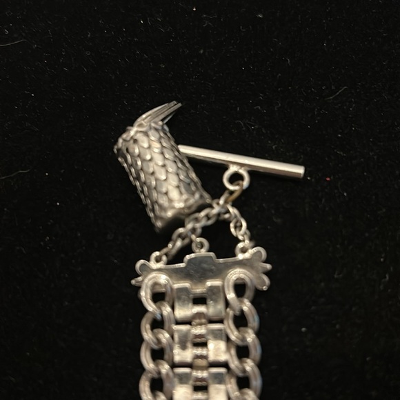 Vintage Whiting & Davis Co Mesh Bag Stylish Silver Chain Bracelet 7” - Picture 8 of 14